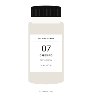 Green Fig 07 — TODO product photography Green Fig 100ml perfume refill bottle — TODO image
