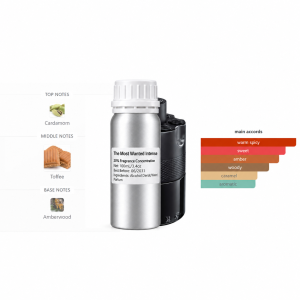Inspired by The Most Wanted EDP Intense perfume refill bottle